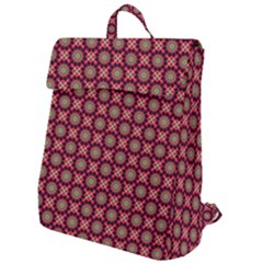 Kaleidoscope Seamless Pattern Flap Top Backpack by Ravend