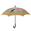 Leaves Pattern Design Colorful Decorative Texture Hook Handle Umbrellas (Large) View3