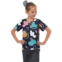Art Pattern Design Background Print Kids  Mesh Piece T-Shirt View1
