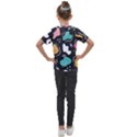 Art Pattern Design Background Print Kids  Mesh Piece T-Shirt View2