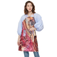 Marbling Blend  Pocket Apron by kaleidomarblingart