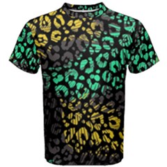 Abstract Geometric Seamless Pattern With Animal Print Men s Cotton T-shirt by Amaryn4rt