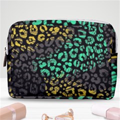 Abstract Geometric Seamless Pattern With Animal Print Make Up Pouch (medium) by Amaryn4rt
