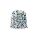 Green and Gold Eucalyptus Leaf Drawstring Pouch (Small) View2