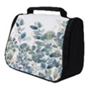 Green and Gold Eucalyptus Leaf Full Print Travel Pouch (Small) View1