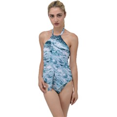 Ocean Wave Go With The Flow One Piece Swimsuit by Jack14