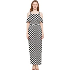 Dance Floor Draped Sleeveless Chiffon Jumpsuit by Amaryn4rt