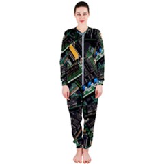 Computer Ram Tech - Onepiece Jumpsuit (ladies) by Amaryn4rt