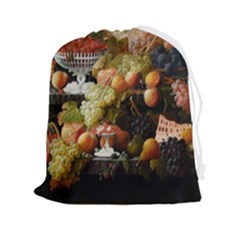 Abundance Of Fruit Severin Roesen Drawstring Pouch (2xl) by Amaryn4rt