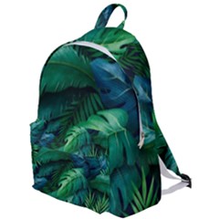 Tropical Green Leaves Background The Plain Backpack by Amaryn4rt