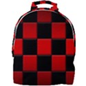 Black And Red Backgrounds- Mini Full Print Backpack View1