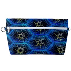 Blue Bee Hive Pattern Handbag Organizer by Amaryn4rt