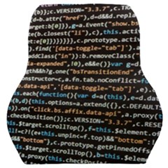 Close Up Code Coding Computer Car Seat Back Cushion  by Amaryn4rt