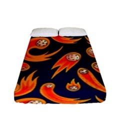 Space Patterns Pattern Fitted Sheet (full/ Double Size) by Amaryn4rt