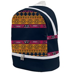 Pattern Ornaments Africa Safari Summer Graphic Zip Bottom Backpack by Amaryn4rt