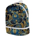 Retro Ethnic Background Pattern Vector Zip Bottom Backpack View1