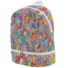 Sakura-cherry-blossom-floral Zip Bottom Backpack by Amaryn4rt