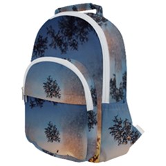 Hardest-frost-winter-cold-frozen Rounded Multi Pocket Backpack by Amaryn4rt