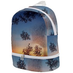 Hardest-frost-winter-cold-frozen Zip Bottom Backpack by Amaryn4rt