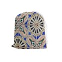 Ceramic-portugal-tiles-wall- Drawstring Pouch (Large) View1