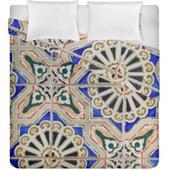 Ceramic-portugal-tiles-wall- Duvet Cover Double Side (king Size) by Amaryn4rt