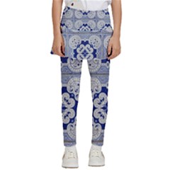 Ceramic-portugal-tiles-wall Kids  Skirted Pants by Amaryn4rt