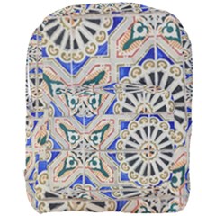 Ceramic-portugal-tiles-wall- Full Print Backpack by Amaryn4rt