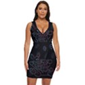 Easter-bunny-hare-rabbit-animal Draped Bodycon Dress View1