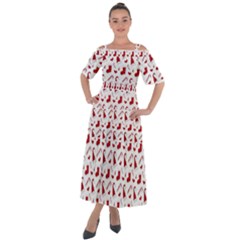 Christmas Template Advent Cap Shoulder Straps Boho Maxi Dress  by Amaryn4rt