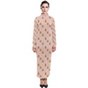 Christmas-wrapping-paper Turtleneck Maxi Dress View1