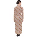 Christmas-wrapping-paper Turtleneck Maxi Dress View2