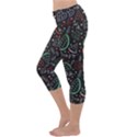Seamless-vector-pattern-with-watermelons-mint -- Capri Yoga Leggings View2