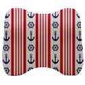 Nautical-papers-nautical-background Velour Head Support Cushion View1