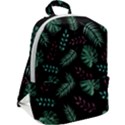 Mixed-background-patterns Zip Up Backpack View2