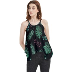 Seamless Bakery Vector Pattern Flowy Camisole Tank Top by Amaryn4rt