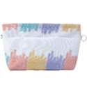 Border Frame Colorful Brush Strokes Handbag Organizer View2