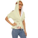 Autumn Border Frame Background Lightweight Drawstring Hooded Top View3