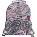 Abstract Background Ornamental Rounded Multi Pocket Backpack View3