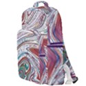 Abstract Background Ornamental Double Compartment Backpack View1