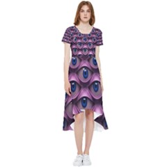 Artistic Eye Psychedelic High Low Boho Dress by Modalart