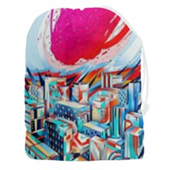 Artistic Psychedelic Art Drawstring Pouch (3xl) by Modalart