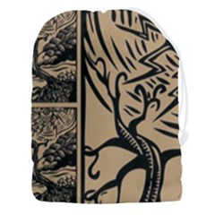 Artistic Psychedelic Drawstring Pouch (3xl) by Modalart