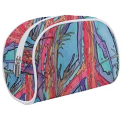 Hippie Peace Sign Psychedelic Trippy Make Up Case (medium) by Modalart
