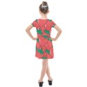 Texture Sweet Strawberry Dessert Food Summer Pattern Kids  Cross Web Dress View2
