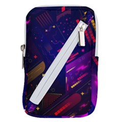 Vector Design Gamming Sytle Retro Art Pattern Belt Pouch Bag (large) by Sarkoni
