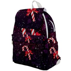 Christmas Lollipop Bowknot Celebrations Top Flap Backpack by Sarkoni