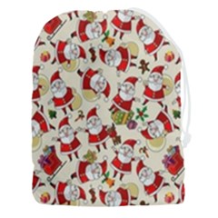 Christmas  Santa Claus Patterns Drawstring Pouch (3xl) by Sarkoni