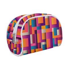 Abstract Background Geometry Blocks Make Up Case (small) by Amaryn4rt