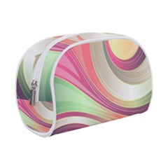 Abstract Colorful Background Wavy Make Up Case (small) by Amaryn4rt