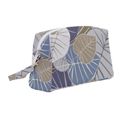 Ackground Leaves Desktop Wristlet Pouch Bag (medium) by Amaryn4rt